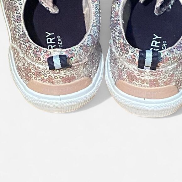 Sperry Girl's Pink Trainers Pier Wave size 2 - Picture 6 of 6